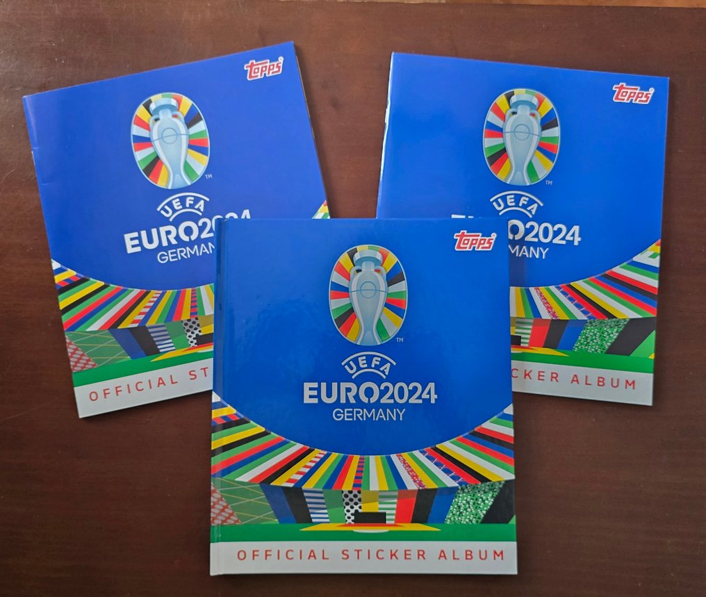 2024 Topps Euro 2024 - 3 Complete SP sets + 3 Complete Parallel sets + 2 Empty albums + Extra parallels etc - Cristiano Ronaldo, Lamine Yamal Carta/cromo Parallel, Edición limitada Mixed collection - Excelente (EX) #4.3