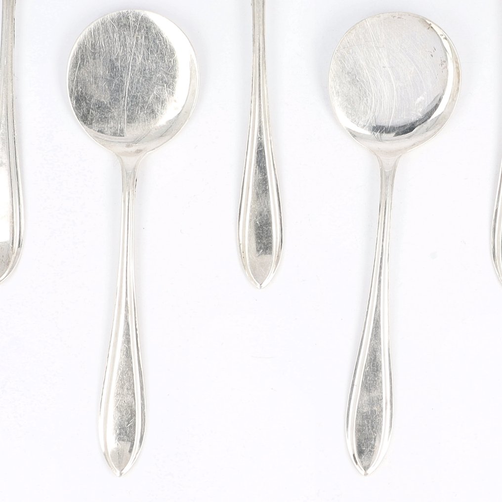 Zilverfabriek Voorschoten - IJslepel - Set tacâmuri (6) - .833 argint #2.1