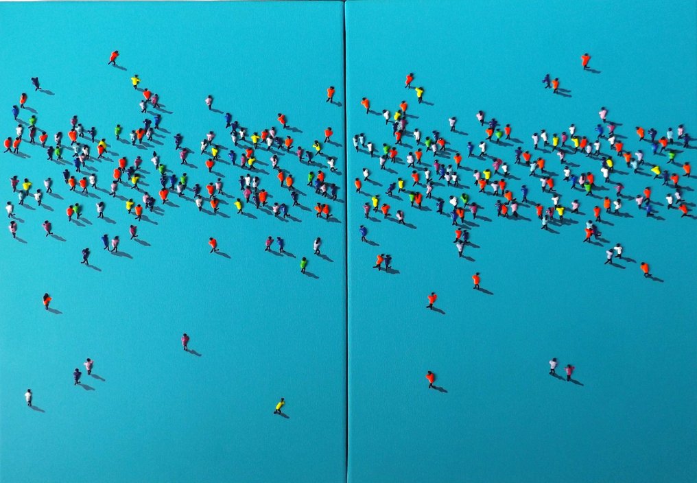 Alicja Ressa Alre - Crowd 3D XL DIPTYCH #1.0