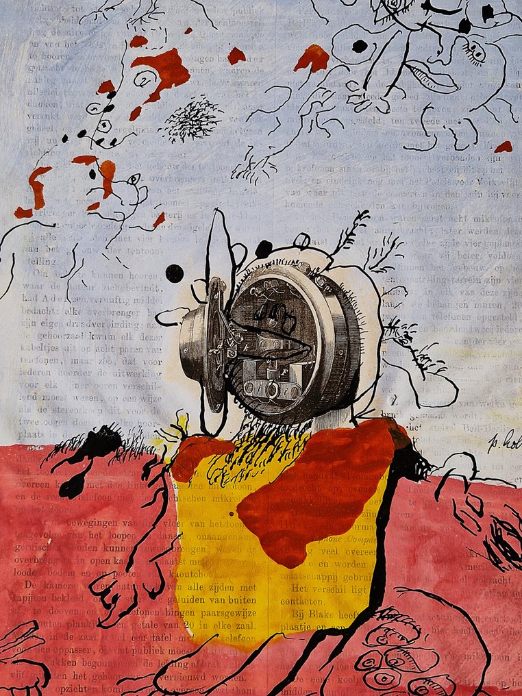 Pieter HOLSTEIN (Enschede 1934) - Man & Machine #1.0