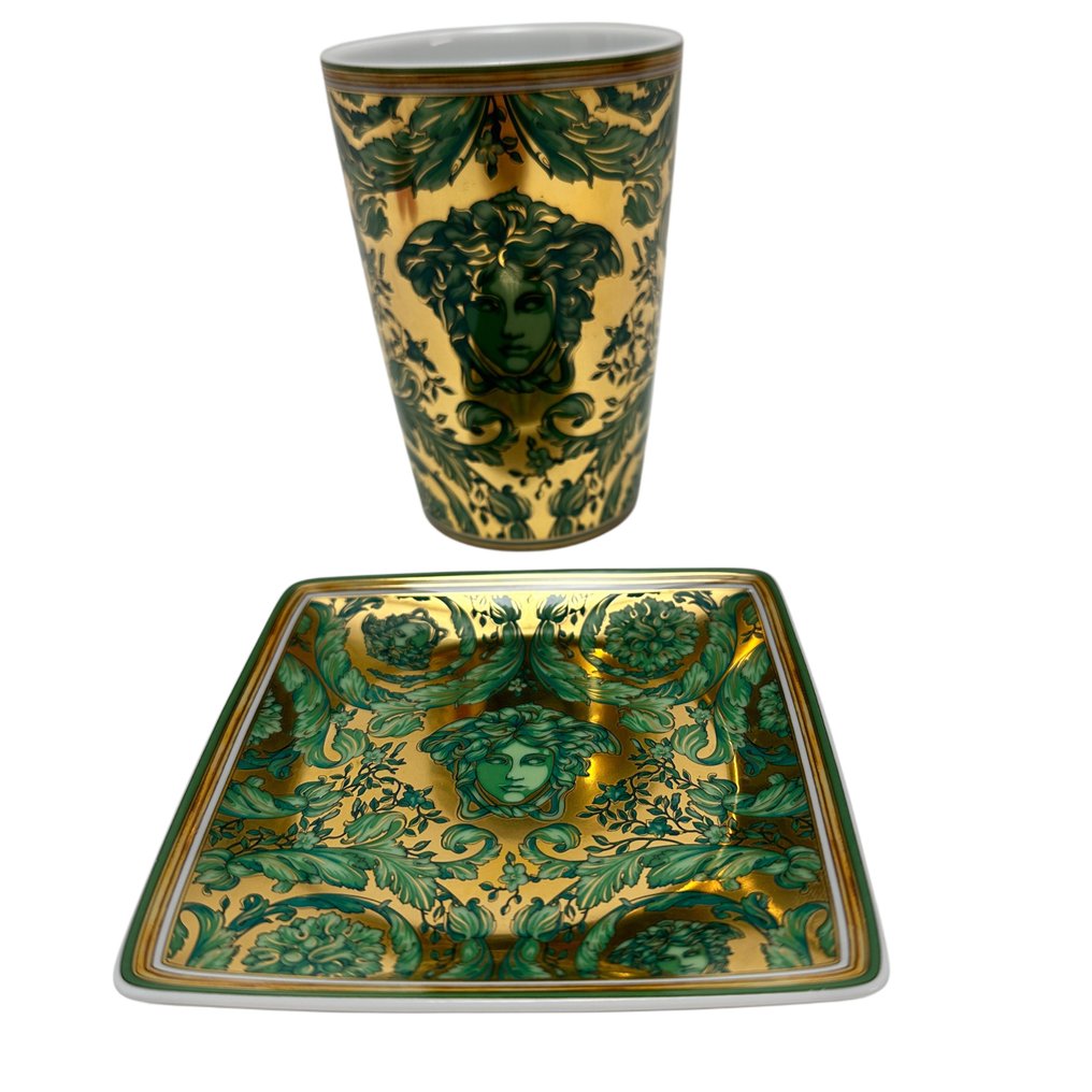 Rosenthal - Versace - Tál (2) - "Medusa Garland" - Porcelán #1.0