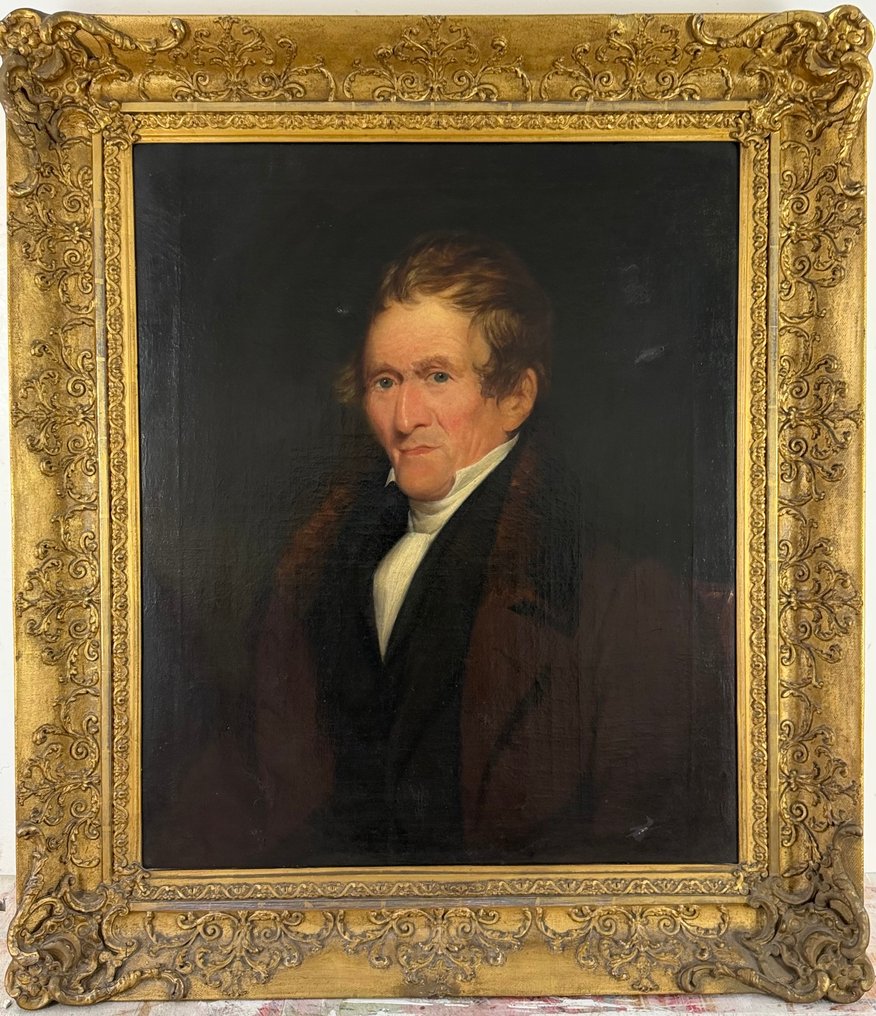 British school (XlX) - Portrait of a gentleman #2.1