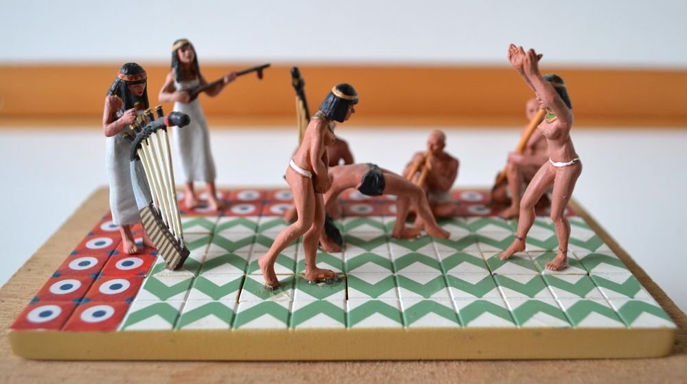  - 西洋鏡 Del Prado n° 7 - Egypte ancienne - 1/32 ème - La Musique et la Danse #3.2