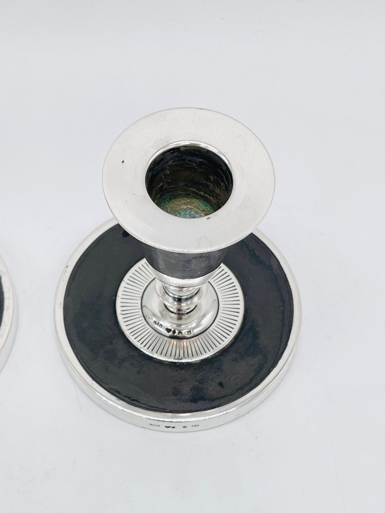 GAB - 燭台 (2) - .830 銀 - 装饰艺术风格的烛台 #3.2