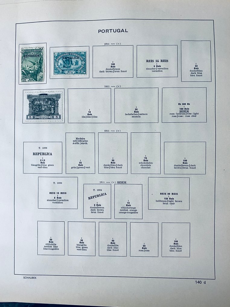 Portugal - Portugal collection on album pages #3.2