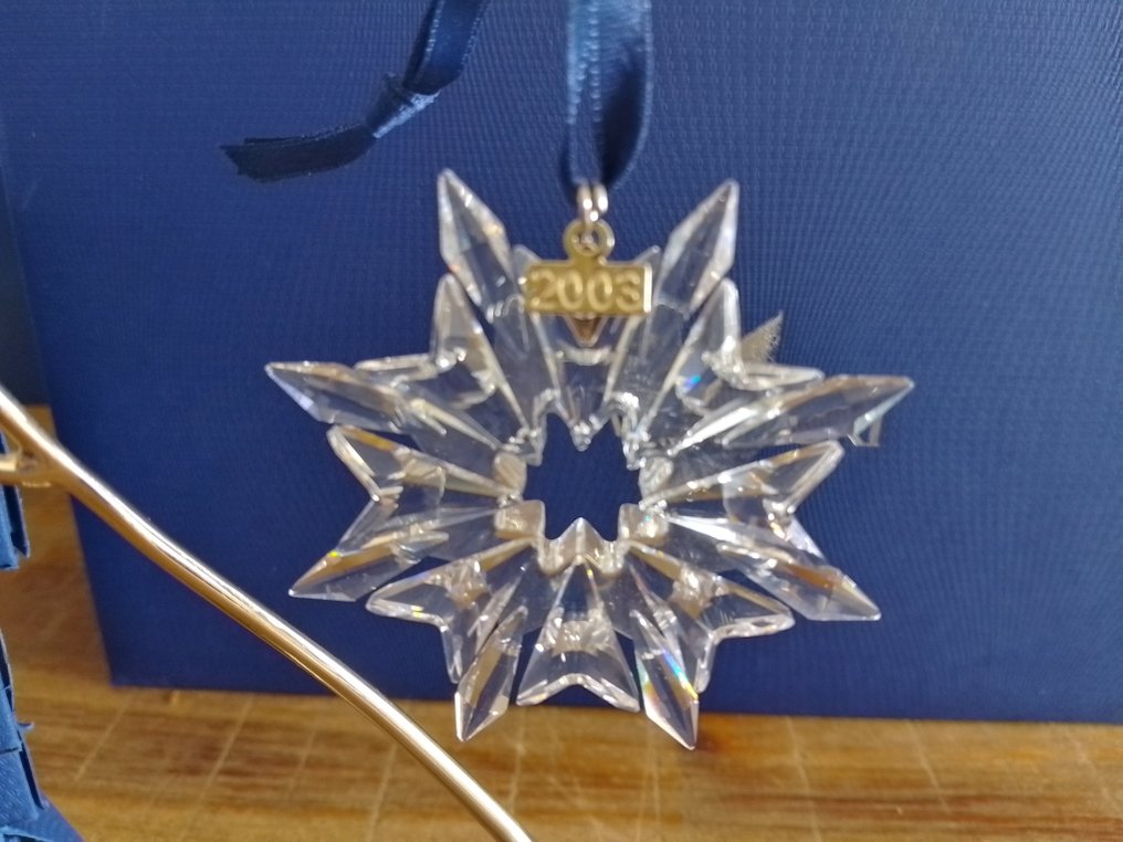 Swarovski - Figurine - Christmas Ornament - Annual Edition 2003 - 622498 - Box + Certificate - Crystal #3.2