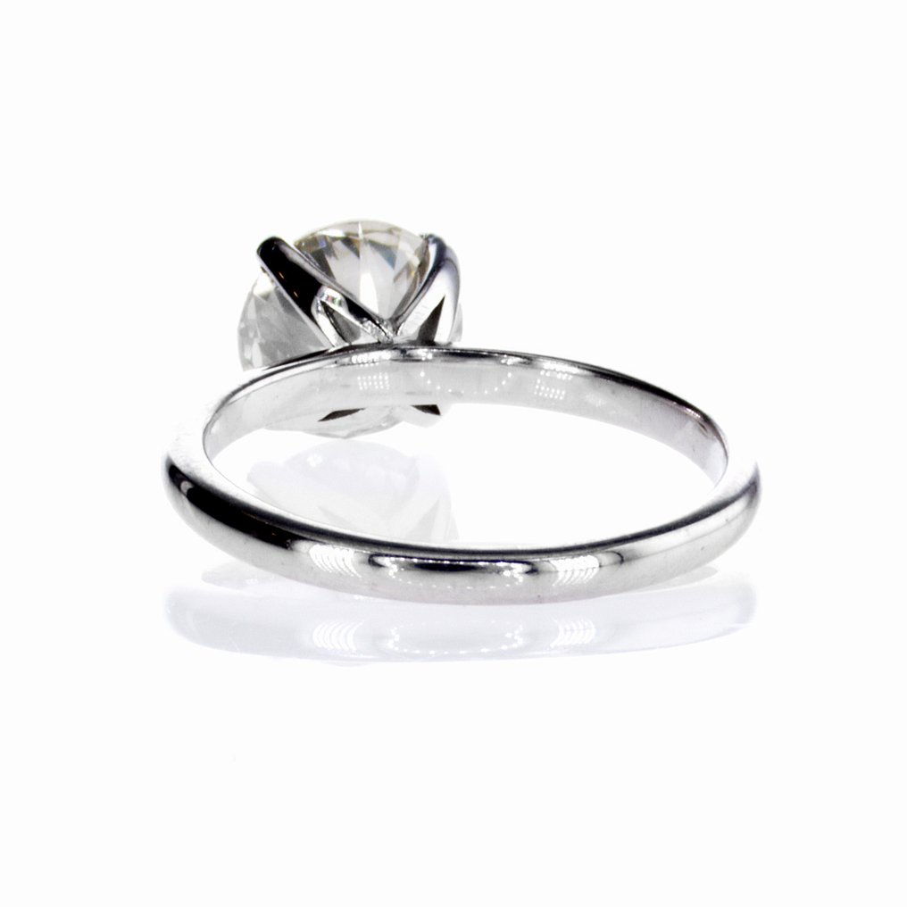 沒有保留價 - 訂婚戒指 - 14 克拉 白金 - 2.02ct. tw. 鉆石 (天然) #2.1