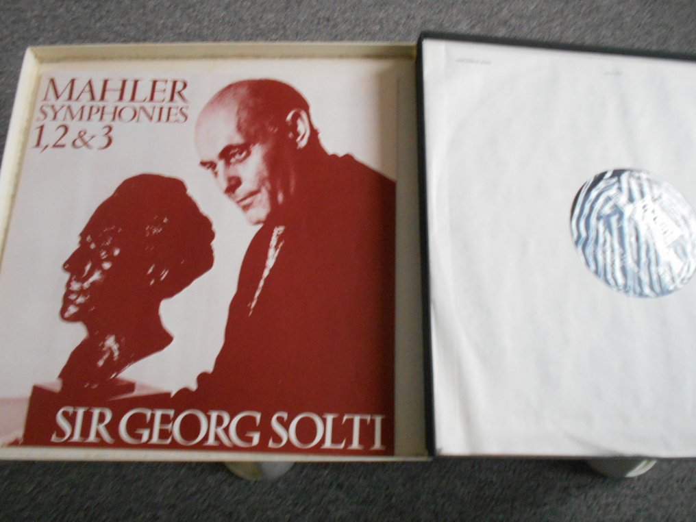 Mahler - Decca, 3 Boxsets; Mahler Symphonies 1-9, CSO, Solti, 14 lps - 多個標題 - LP 專輯(多個) - 立體聲 - 1969 #3.2