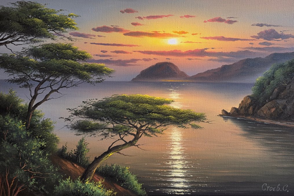 Serhii Stoev (1971) - View of the island of Elba #1.0