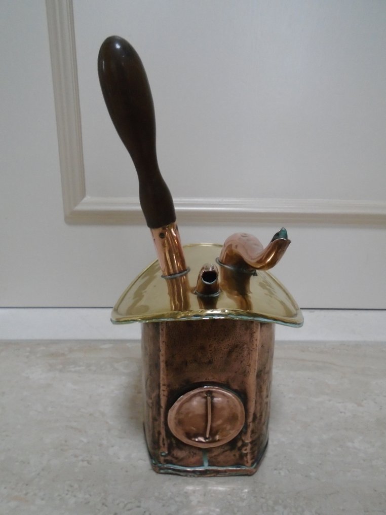 Chaleira de água (3) - koper, messing - steekketel, konkel #3.2