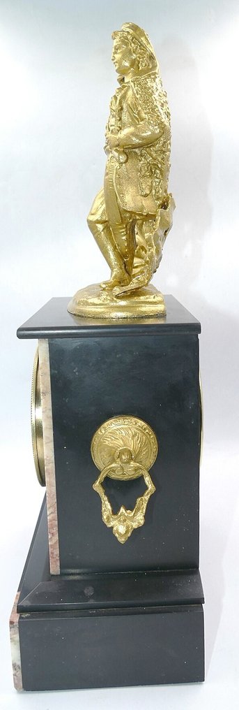 Klokke - Marmor, Råsink - 1850-1900 #1.0