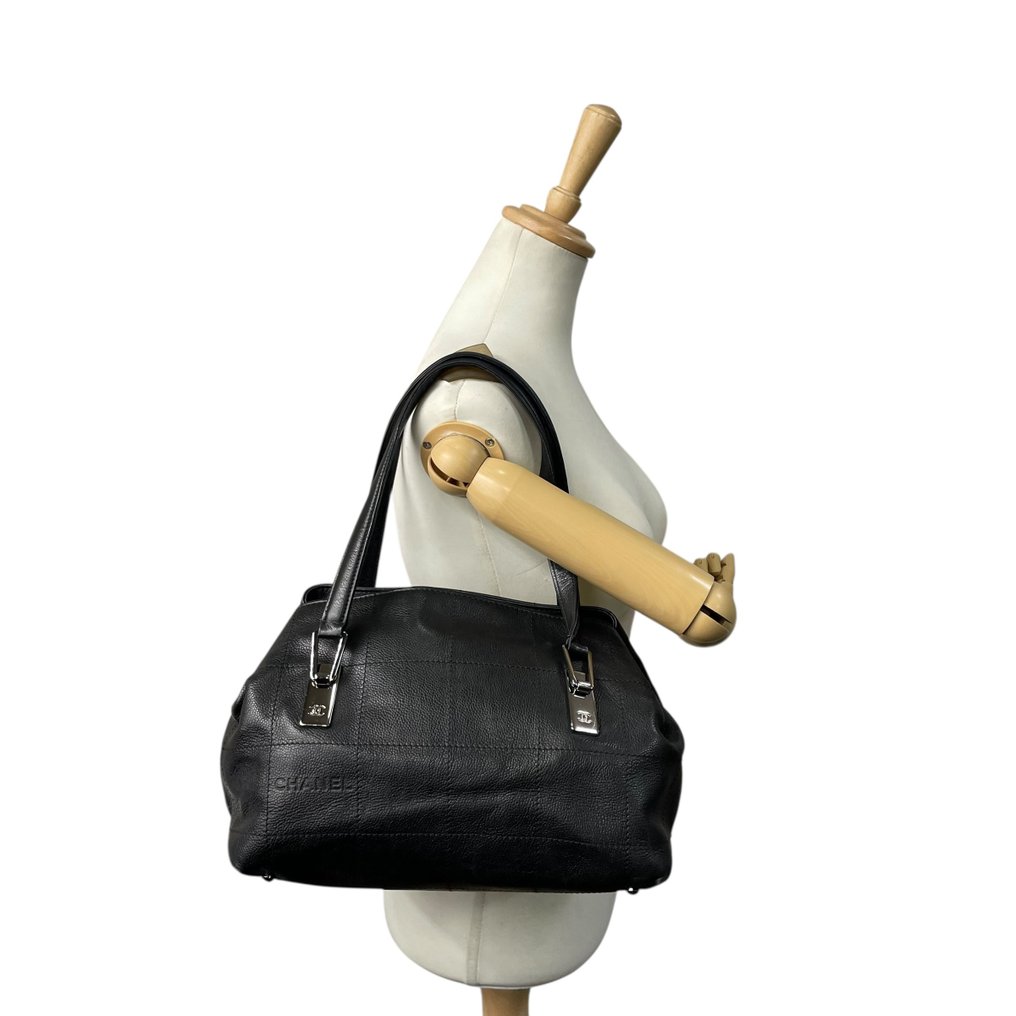 Chanel - Chocolate Bar Tote Bag / Shoulder Bag - Τσάντα tote #3.2