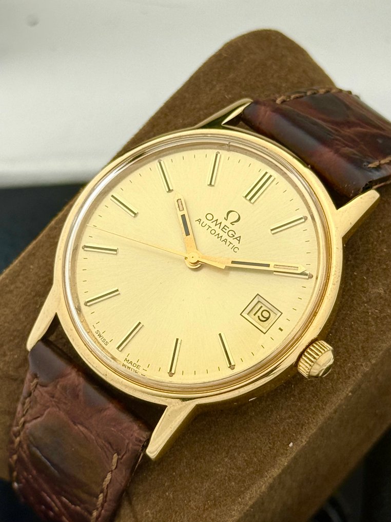 Omega - Automatic Geneve Vintage Dress Watch Date Cal.1010 - 166.0163 - Men - 1974 #1.0