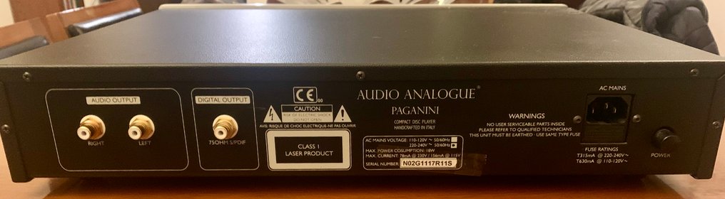Audio Analogue - PAGANINI CD-spiller #4.3