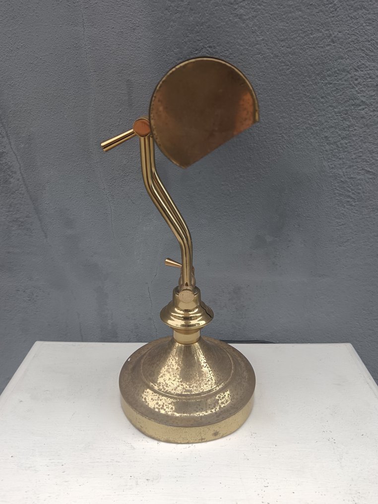 Banker table lamp - Brass - Desk lamp #4.3