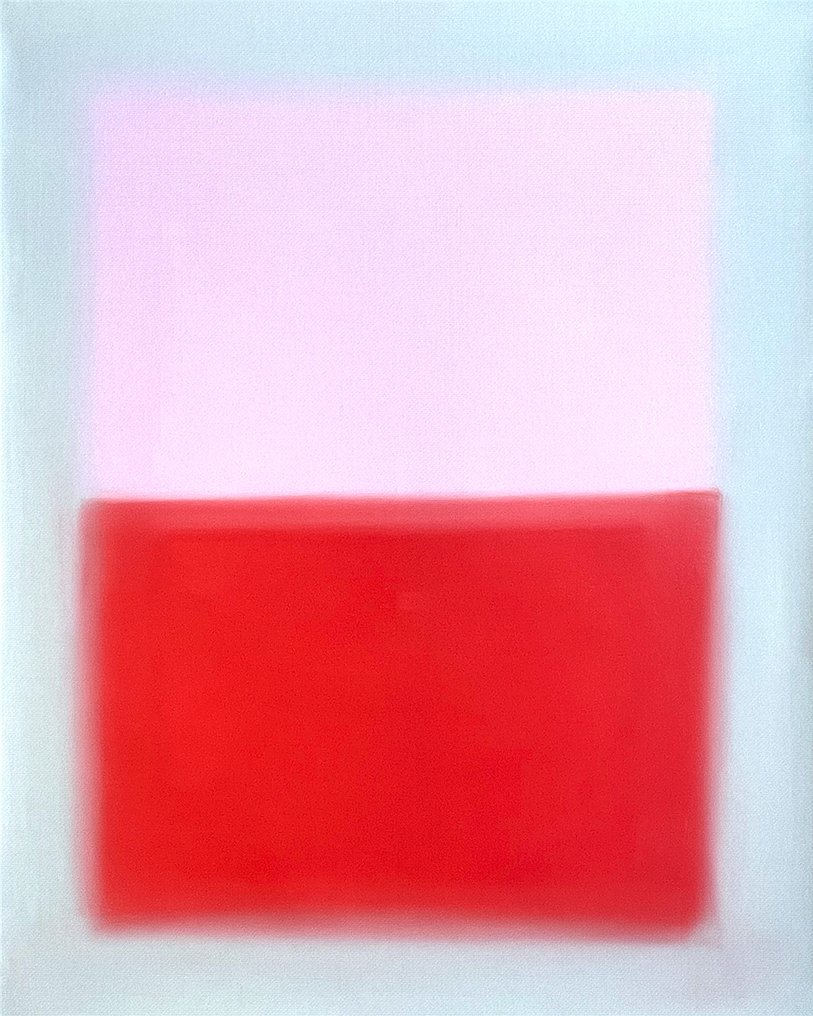 Sven Pels - "Blush Flame" - Contemporary Gradient Painting #4.3