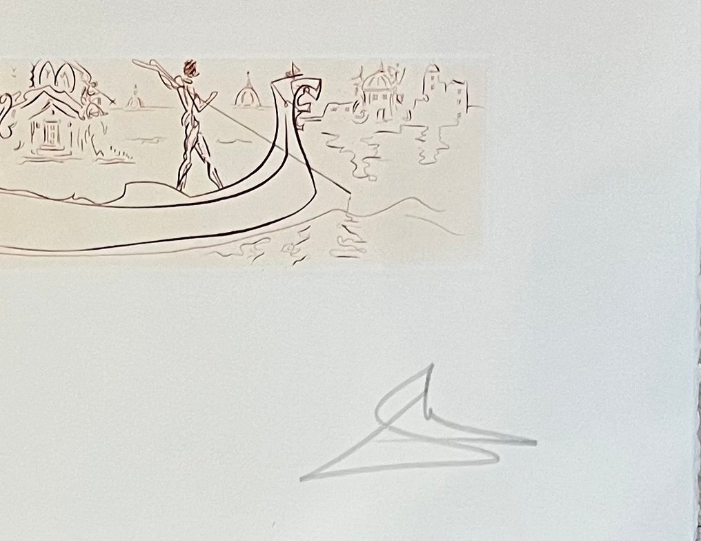 Salvador Dali (1904-1989) - Vision of Venice #2.1