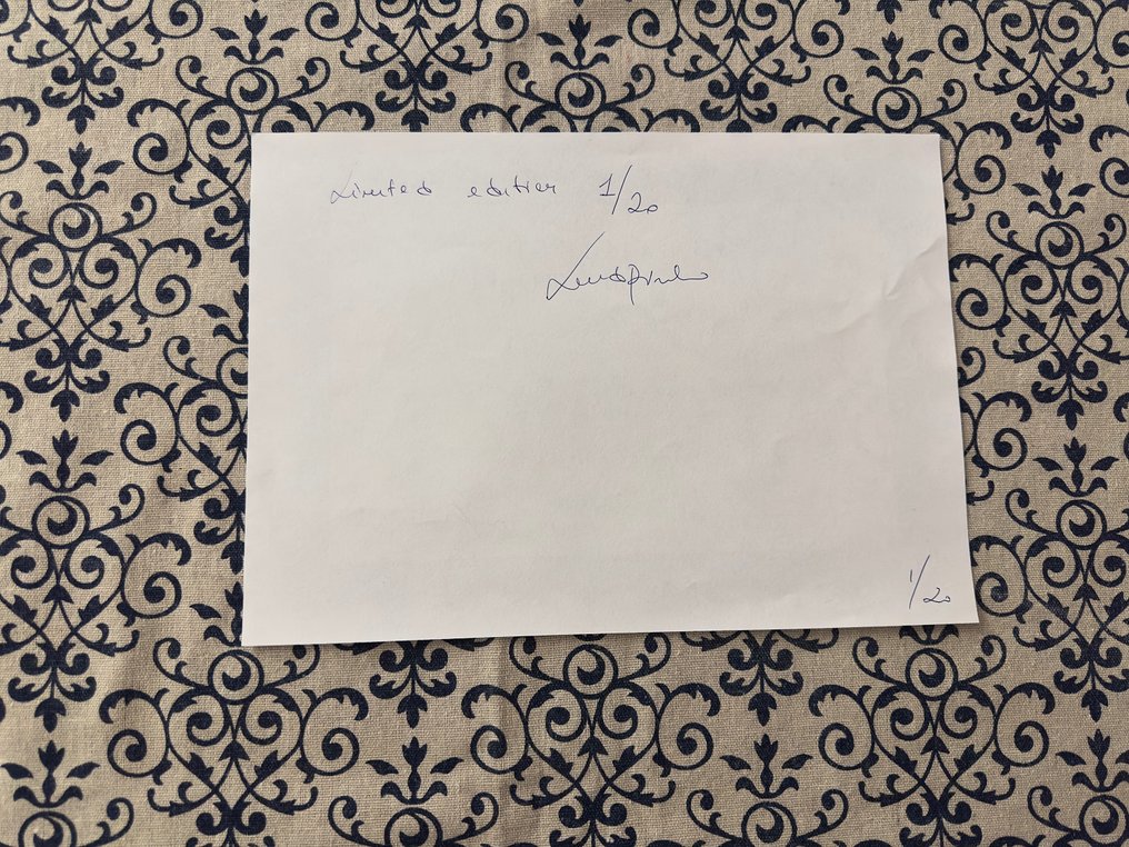 Artwork - Ferrari - Ferrari pneumatico posteriore Michael Schumacher 1/8 bridgestone - Leonard C. D. - unico numerato - 2025 #4.3