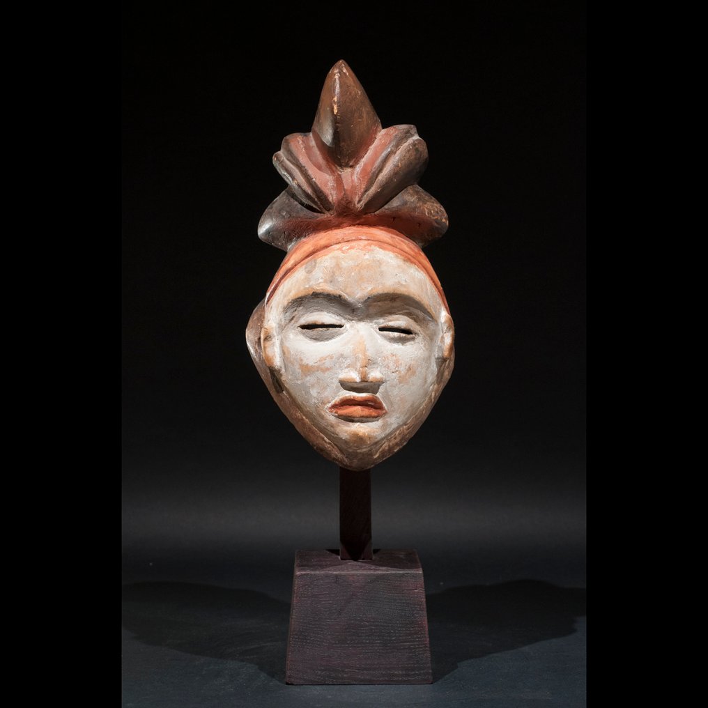 Exceptionelt gammelt maske - Punu - Gabon #1.0