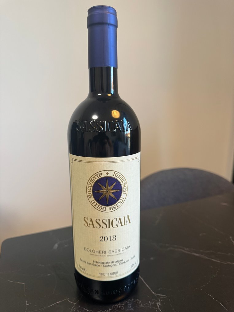 2018 Tenuta San Guido, Sassicaia - Super Tuscan - 1 Bottiglia (0,75 litri) #1.0