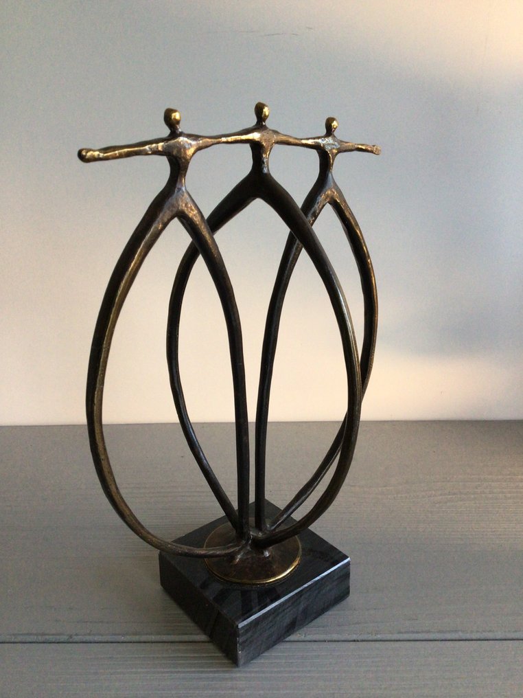 Corry Ammerlaan - 雕刻, “ Drie-eenheid “ - 22 cm - 合金 #4.3