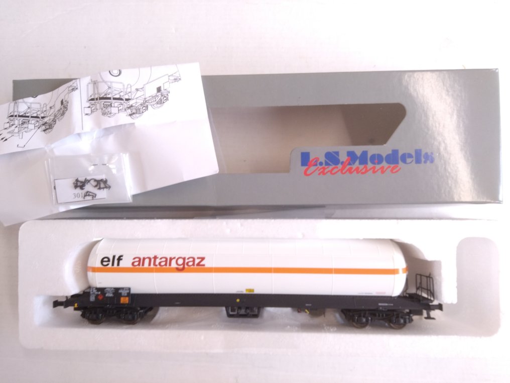 L.S.Models H0 - 30168 - Model treinwagon (1) - Gasreservoir - SNCF #1.0