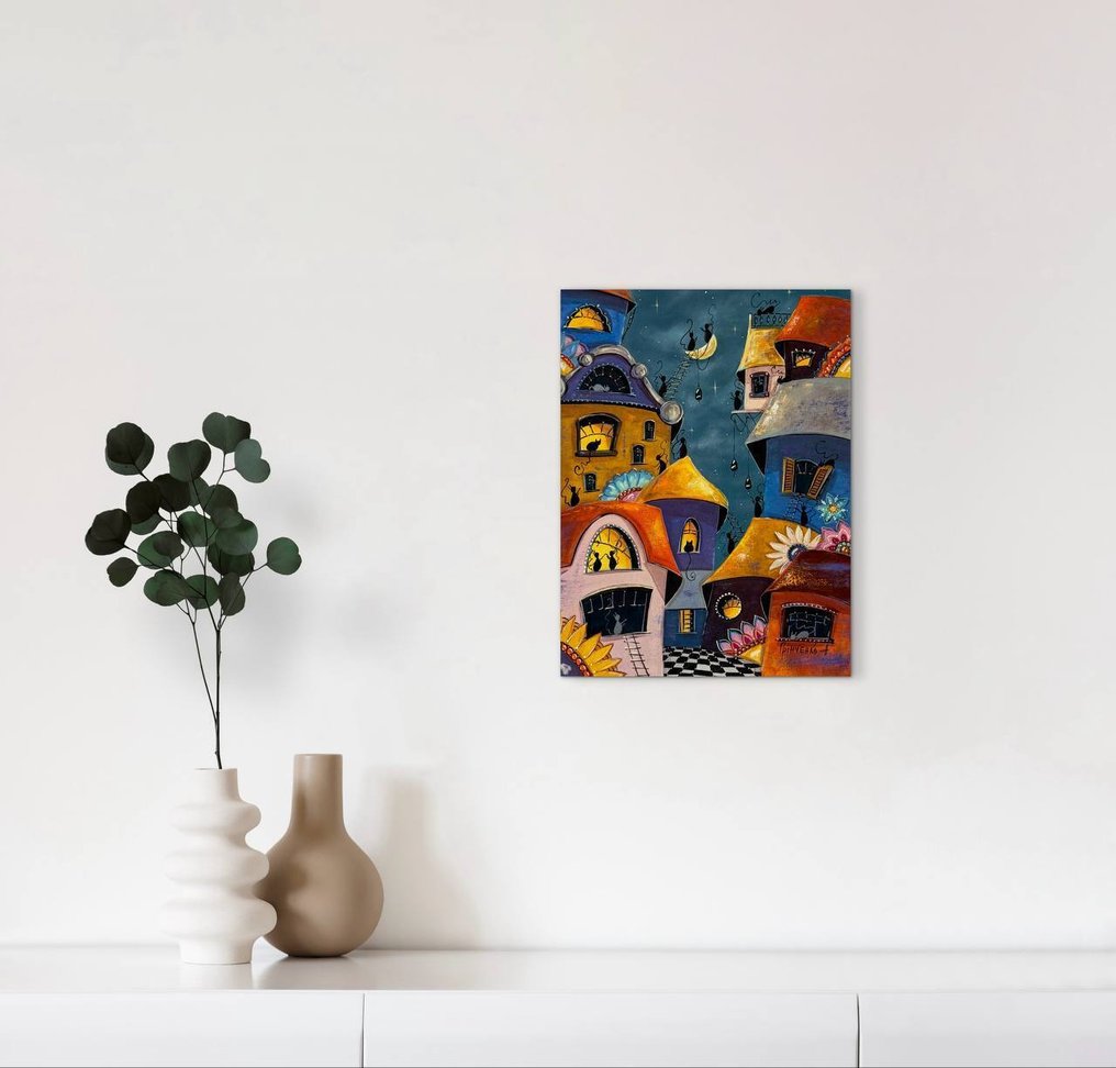 Grinchenko Nataly (XX) - Lullaby in a cats town #4.3