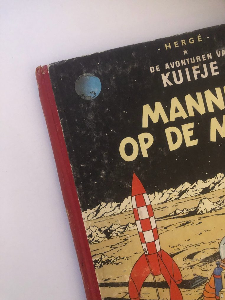 Kuifje 16 - Mannen op de maan (Kuifje HC 1e reeks) - 1 Album - First edition - 1954 #2.1