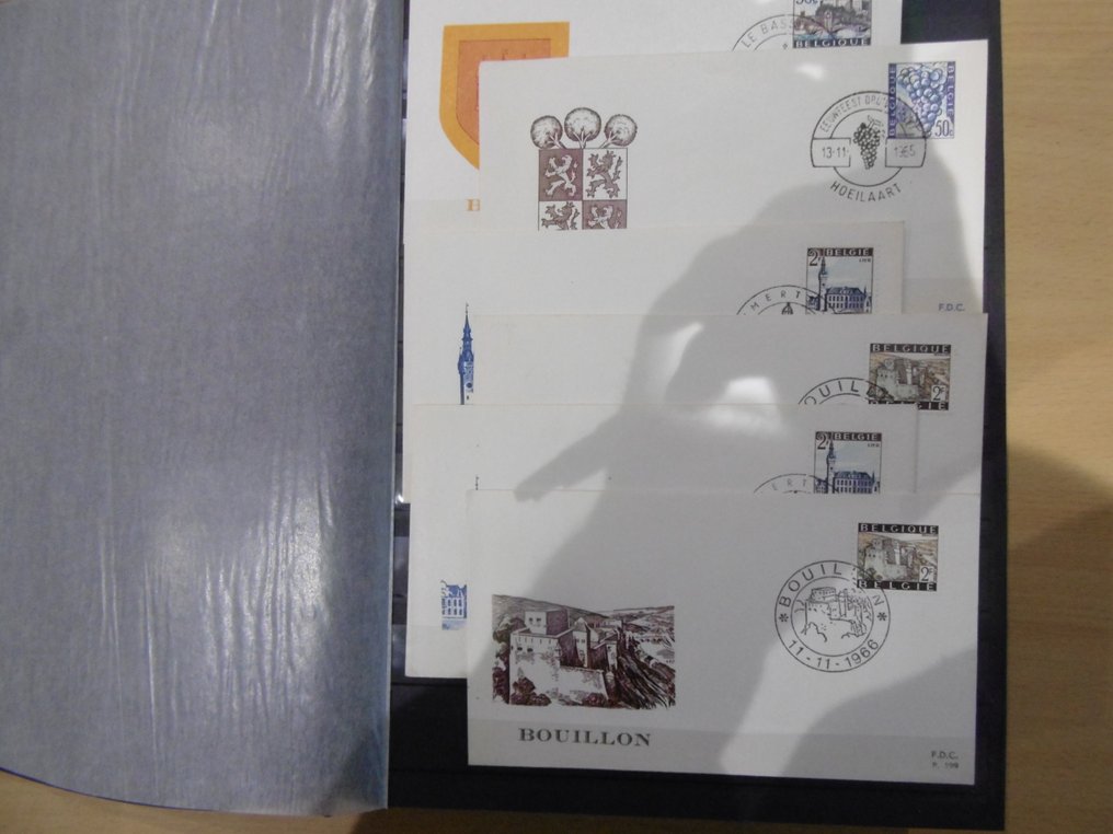 比利時 1965/1994 - 收藏的FDC，全都是旅游发行类型。 #1.0