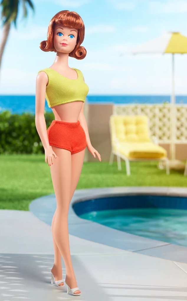 Mattel  - Barbie-docka Barbie repro Signature 60th Anniversary silkstone Midge nuova 2022 - 2020+ #4.3