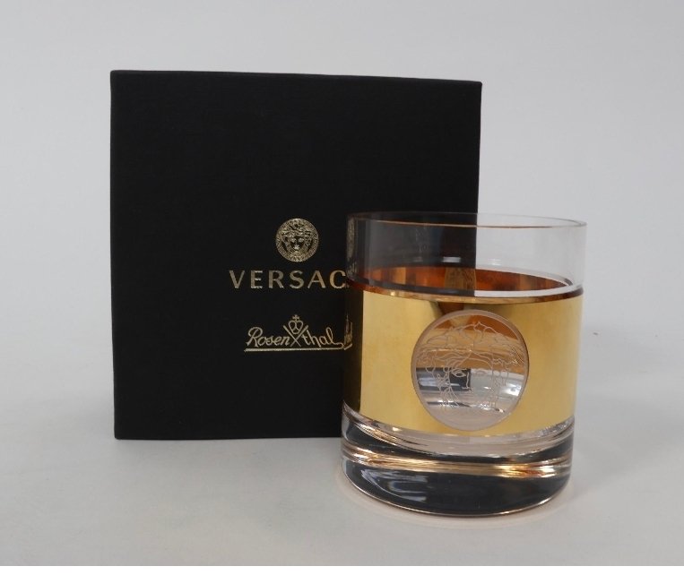 Rosenthal, Versace - Versace - 威士忌杯 - 玻璃, 鍍金 #1.0