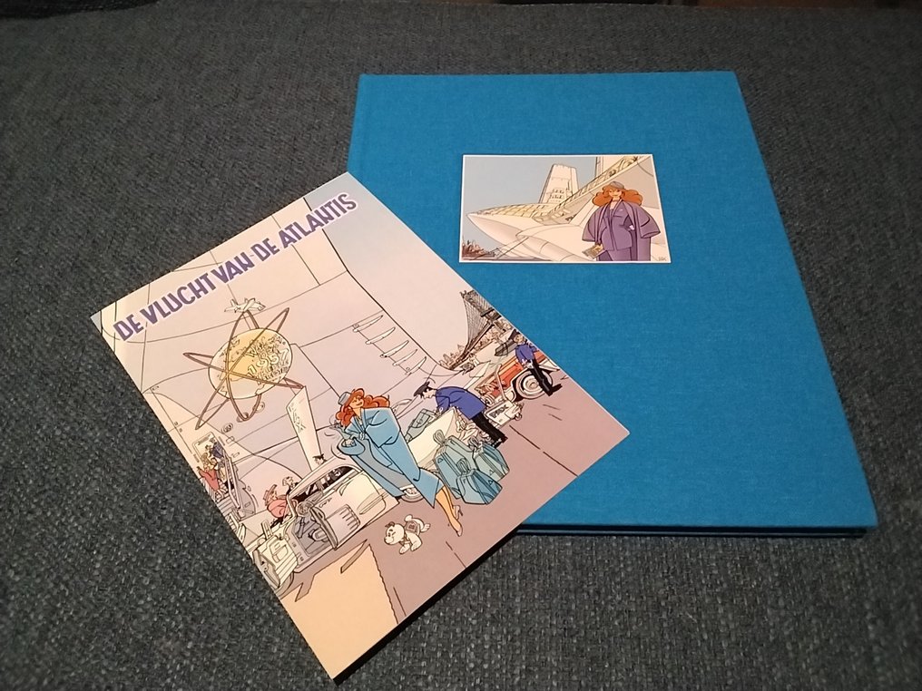Franka 11 - De vlucht van de Atlantis - luxe linnen HC - 1 Album - Edición limitada y numerada - 2004 #1.0