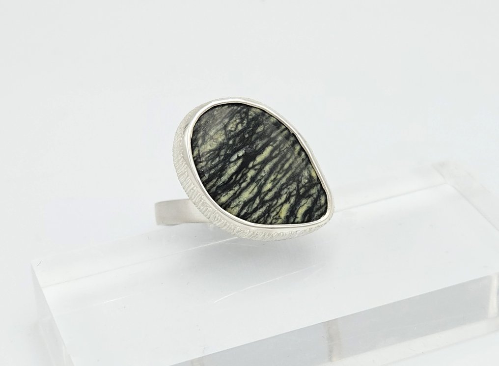 Kostis Bacharidis - Argint - Inel - Râu grec serpentin #1.0