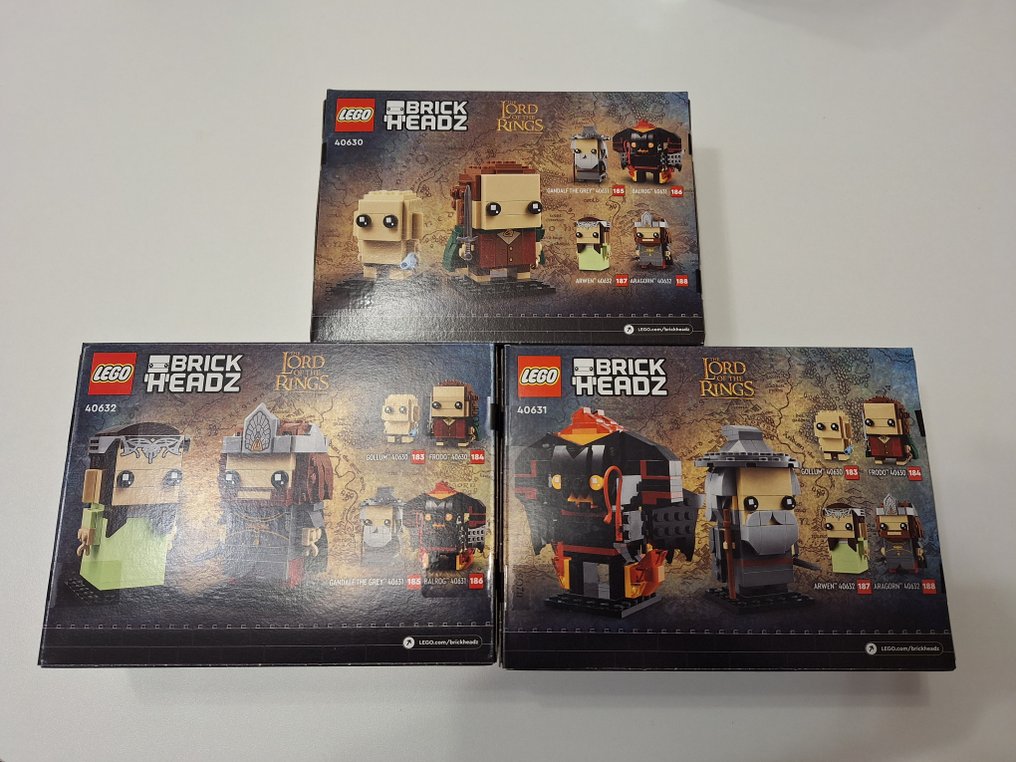 Lego Set - The Lord of the Rings - BrickHeadz The Lord of the Rings (40630, 40631, 40632) #1.0