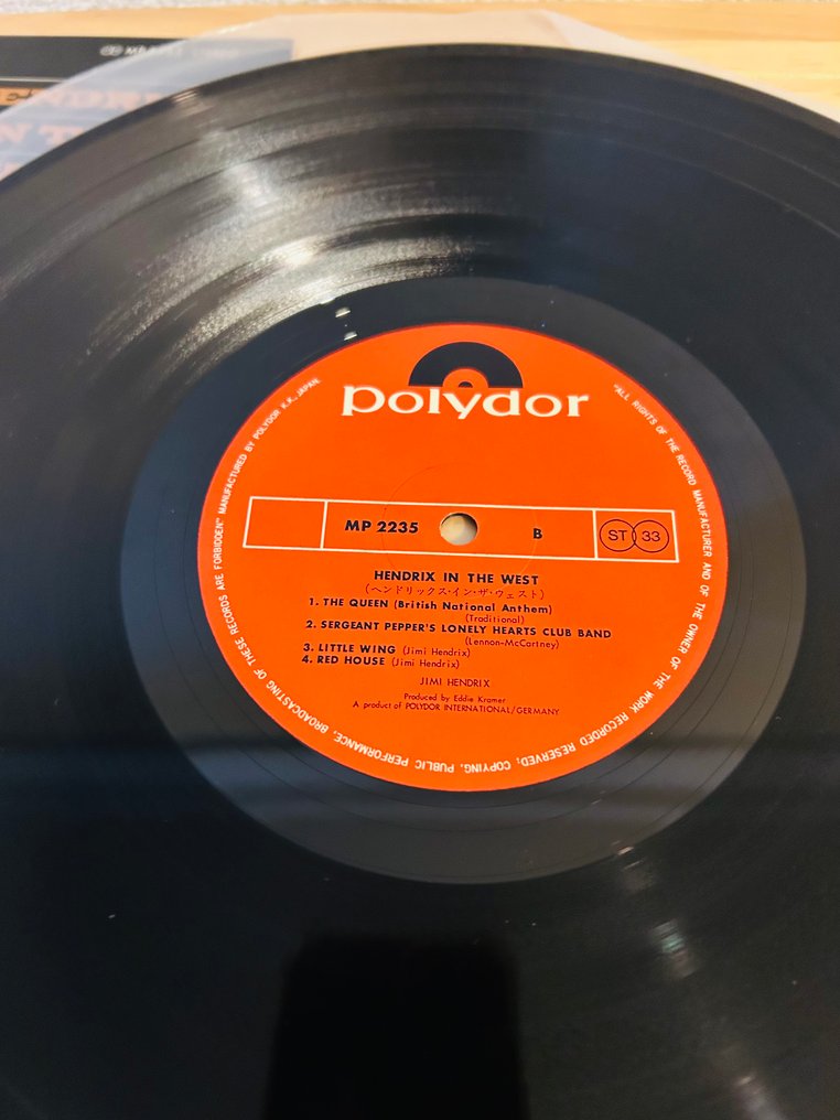 Jimi Hendrix - Hendrix In The West - 黑胶唱片 - 日本媒体, Stereo - 1972 #3.2