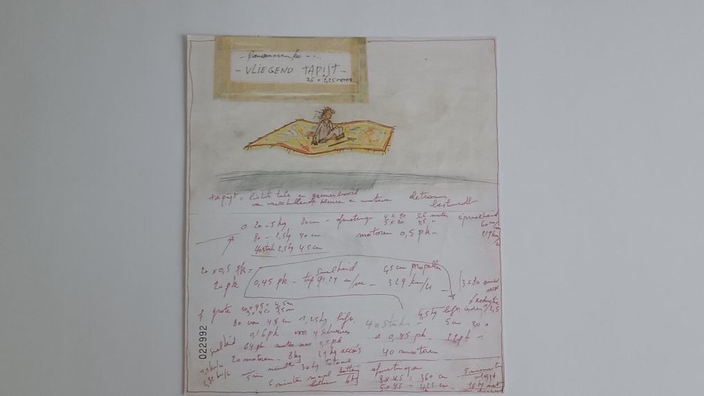 Panamarenko (1940-2019) - Vliegend tapijt #1.0