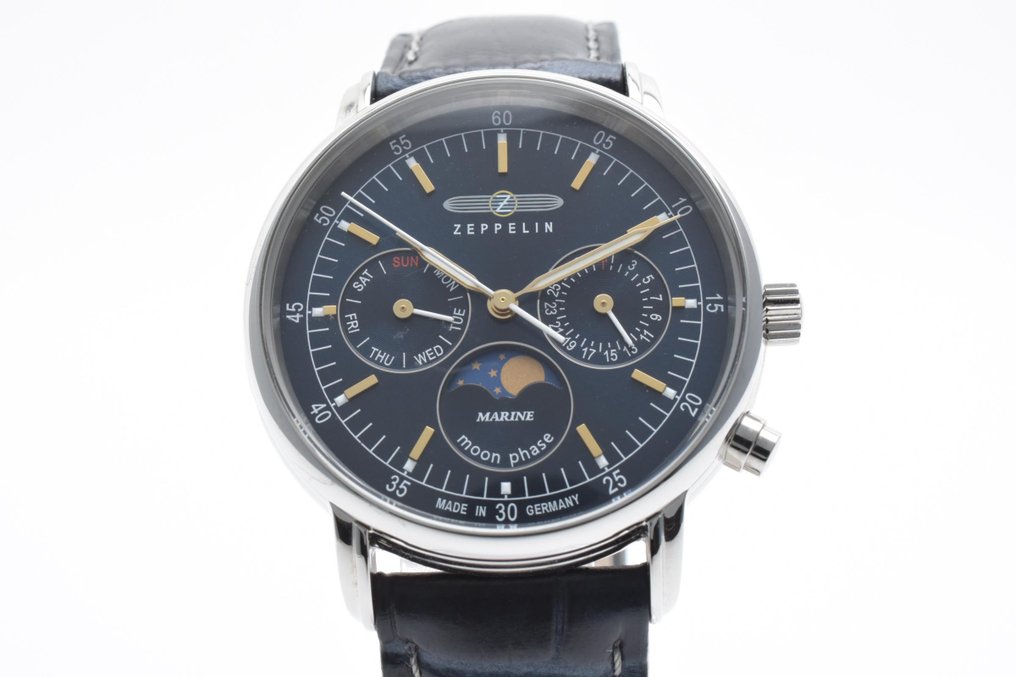 Zeppelin - LZ14 Marine Moon Phase - 沒有保留價 - 8635-3 - 男士 - 2000-2010 #3.2