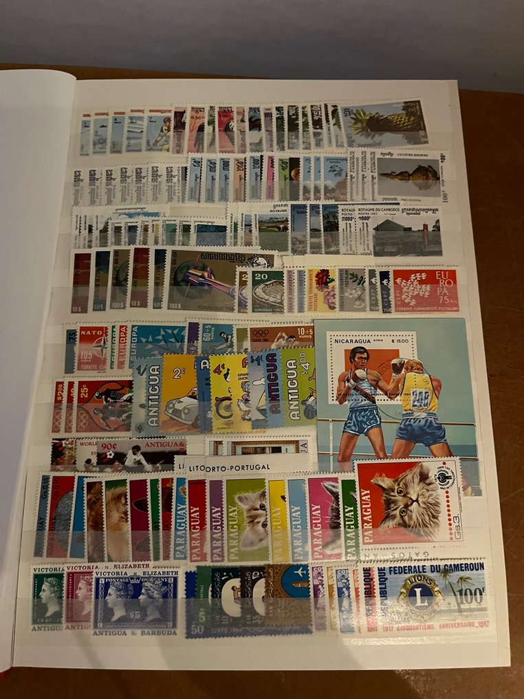 Mondo 1937/2005 - Compito di ricerca senza molto materiale postale. #1.0