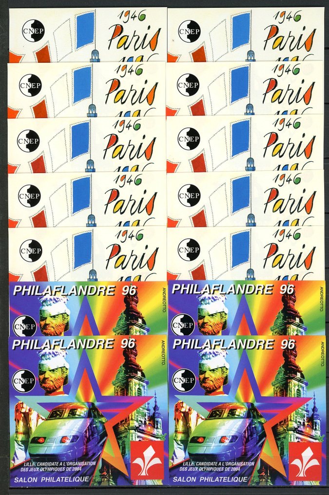 Γαλλία  - CT2 Bel σύνολο 30 μπλοκ ** ΜΗ ΔΟΝΤΕΛΩΜΕΝΑ CNEP, τιμή 1800 ευρώ. #1.0