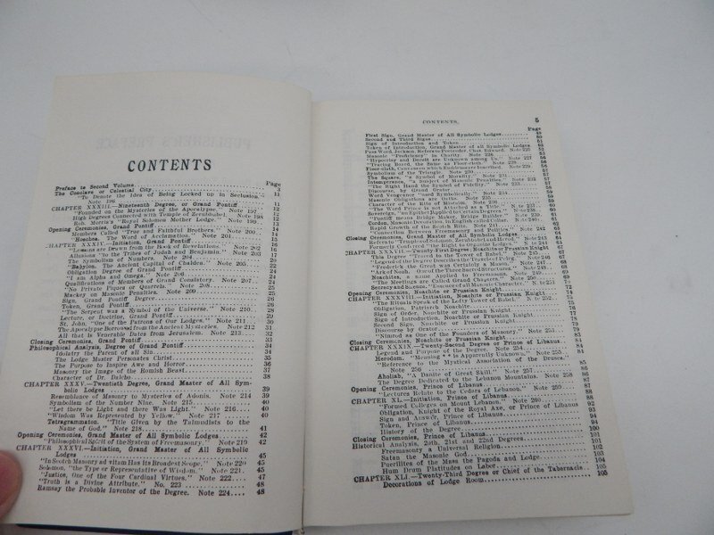 grand commander - masonic Scottisch Rite  AASR   illustrated 2 vol. complete rare - 1987 #4.3