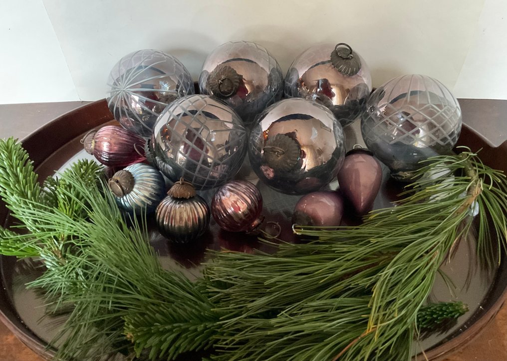 Julgranskulor (12) - Hexenballen - Glas, Metall #1.0