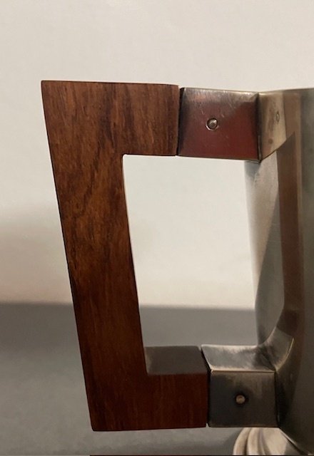 Kaffeservise (3) - Metall - Art Decò-håndtak i tre #3.2