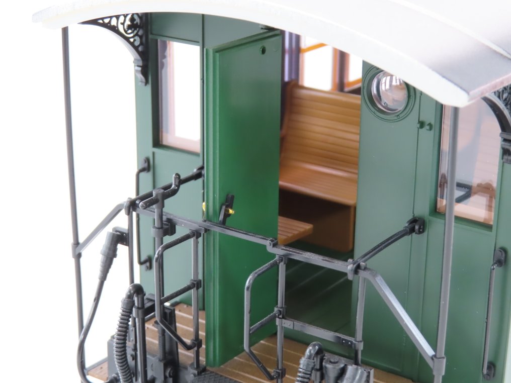 LGB G - 31330 - Model train passenger carriage (1) - Two-axle passenger carriage third class - RhB #3.2