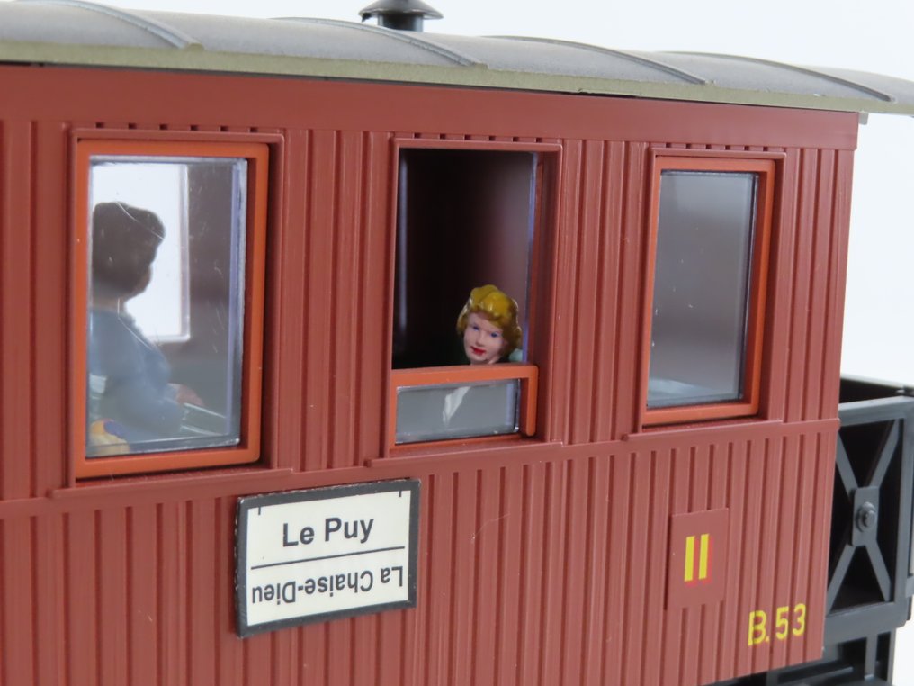 LGB G - 3206 - 模型火车客运车厢 (1) - 双联客车车厢 二等 - SteGle #4.3