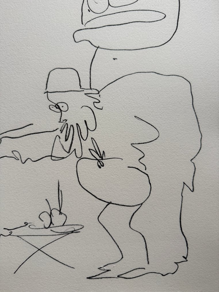 Pablo Picasso (1881-1973) - Le peintre et son modèle 1962 #2.1