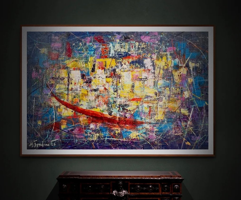 Miroslav Spadrna (Pintorcheco) - Soñando con Venecia-dreaming of Venice XL #2.1