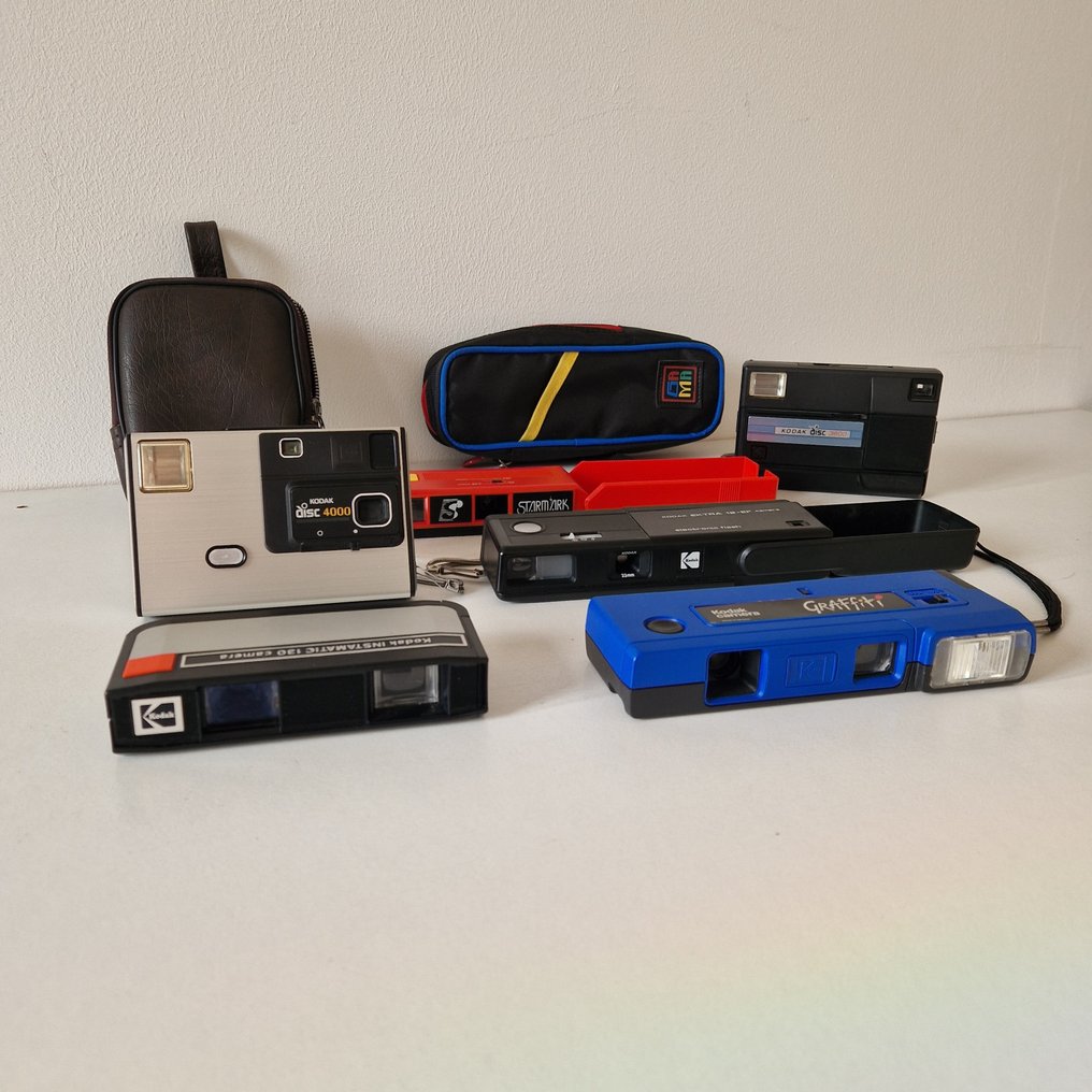 Kodak Lot d'appareil photo ultra compact Kodak - Kodak Disk 4000 - Kodak Disk 3600 - Kodak Graffitti - Analog kamera #1.0
