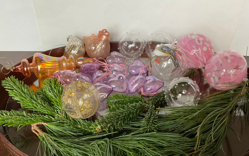 Adornos navideños (22) - Vidrio - Soplado con ojo de cristal #1.0