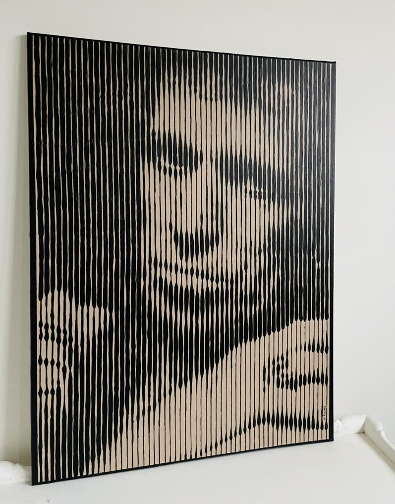 Gerke Rienks - Keith Richards, The Rolling Stones, Handpainted #2.1