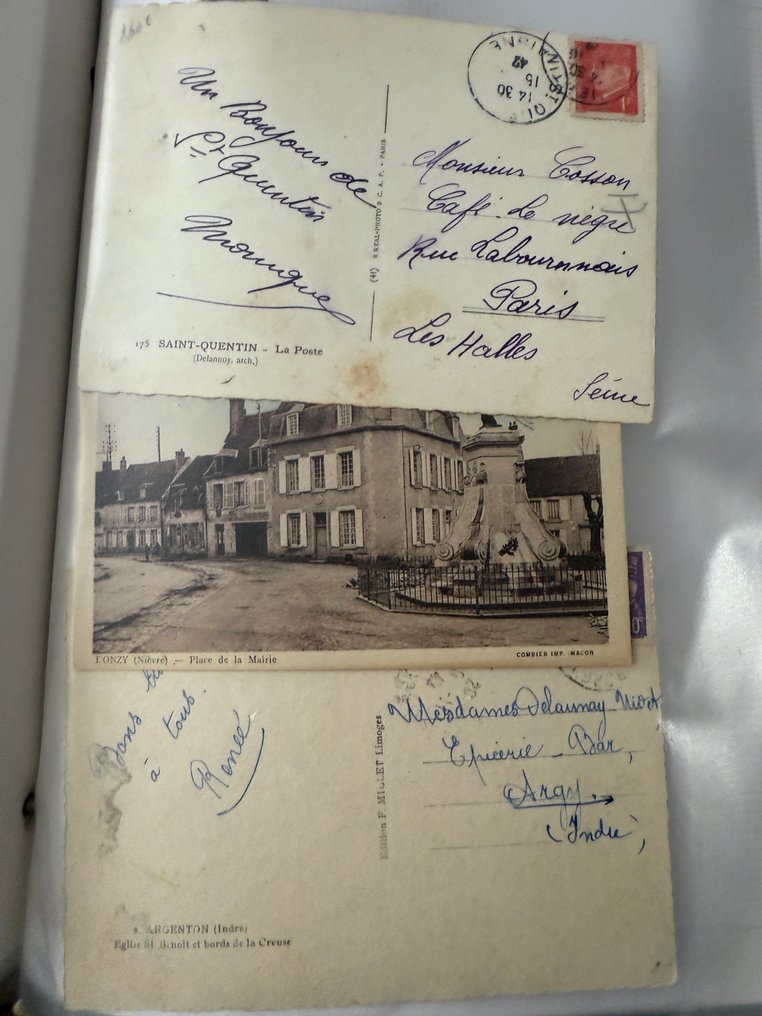 Γαλλία  - Θέμα «Pétain, Dulac και έμβλημα» σε σελίδες: τύποι, ποικιλίες, συμπεριλαμβανομένων και γραμμάτων. #4.3